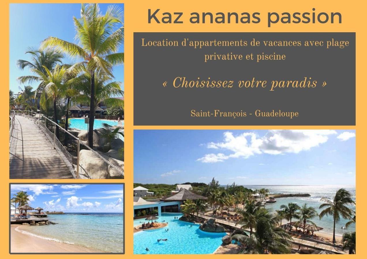 Studio Kaz Ananas Au Manganao Сен-Франсуа Экстерьер фото